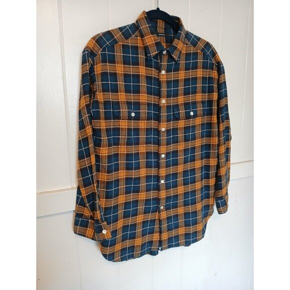JOURNAL STANDARD Flannel Over Shirt Mens One Size Made in Japan Plaid Shacket - Picture 4 of 9